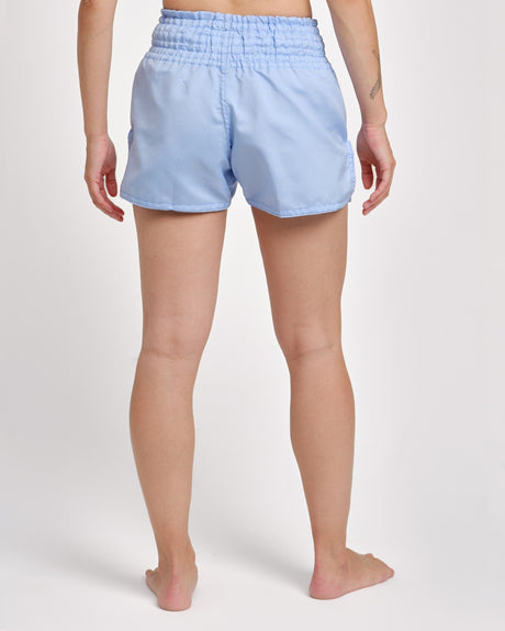 Pantaloncini Muay Thai Caged Classic – Azzurro donna