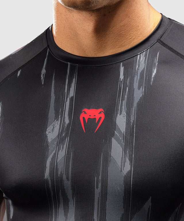 Rashguard Venum Demon Krótki Rękaw – Czarny/Szary