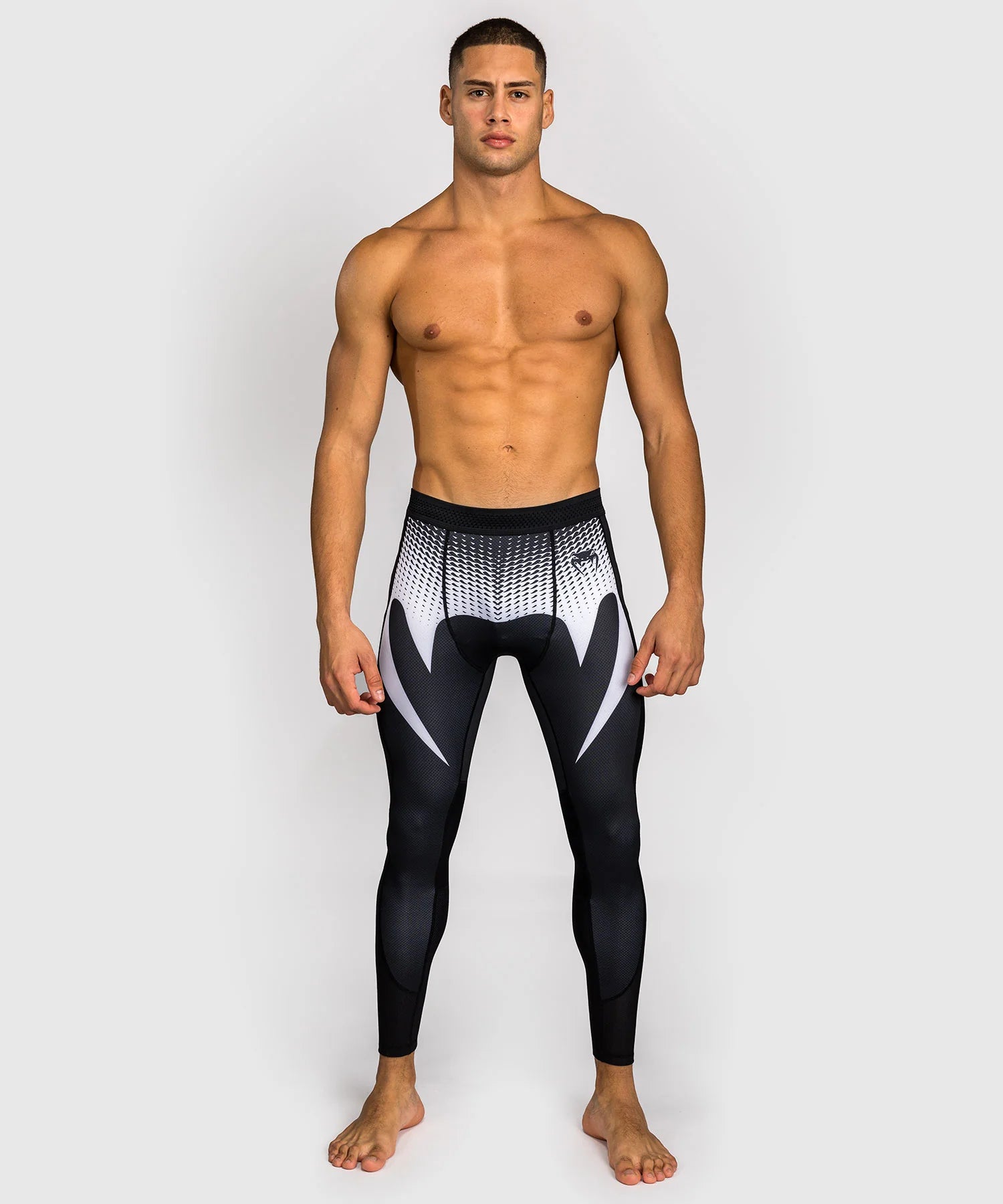 Spodnie spats Venum No Gi – Czarne/Białe