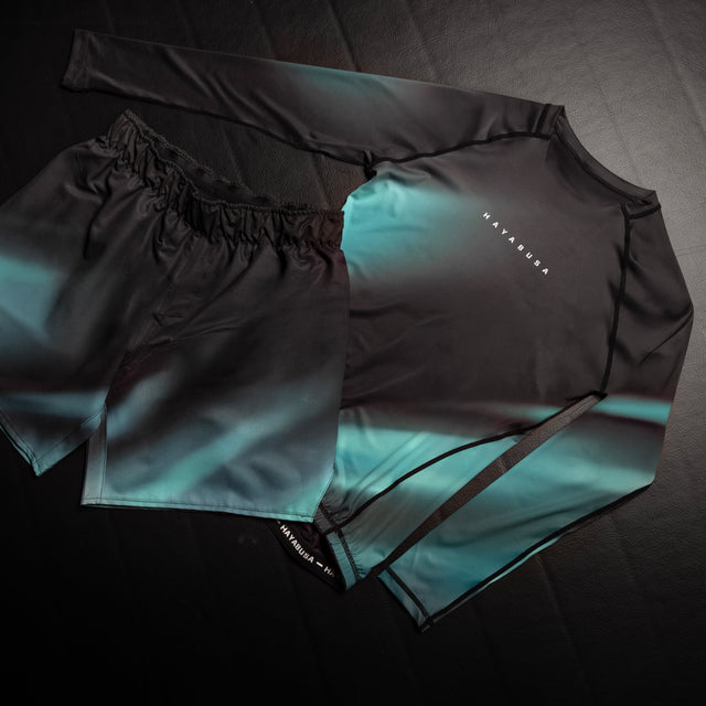 Rashguard Hayabusa Apex Nova Maniche Lunghe - Turchese