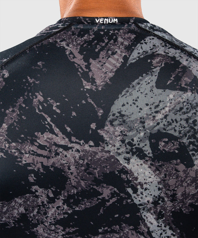 Venum Rashguard Rage & Workout Lange Mouwen - Zwart/Grijs