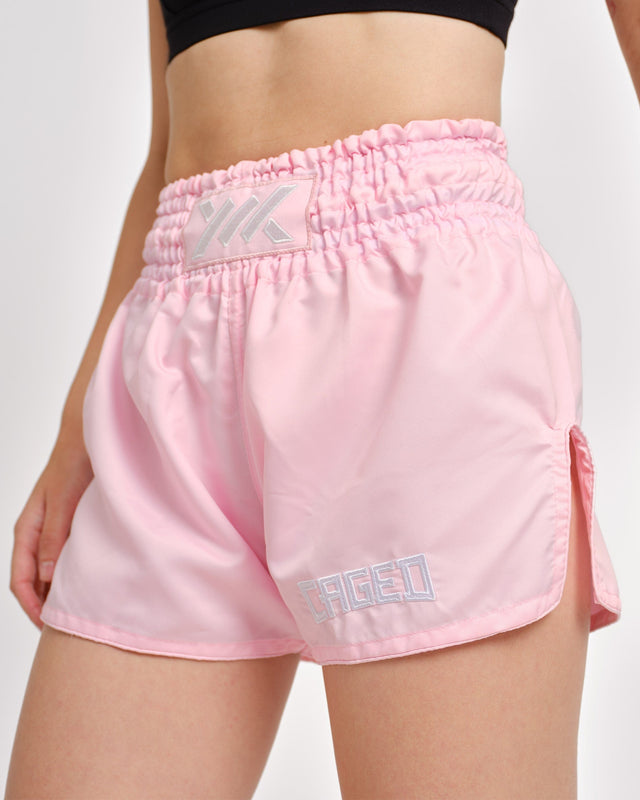 Caged Muay-Thai-Shorts Classic – Baby Rosa Damen