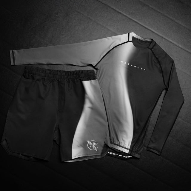 Dětský rashguard Hayabusa Apex Nova – dlouhé rukávy – černý
