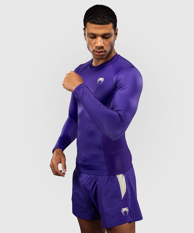 Rashguard Venum x Roger Gracie Academy Mangas Compridas – Roxo