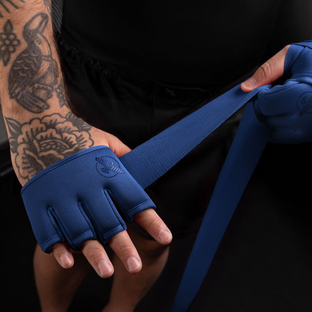 Hayabusa Håndbind Knuckle Guard - Blå