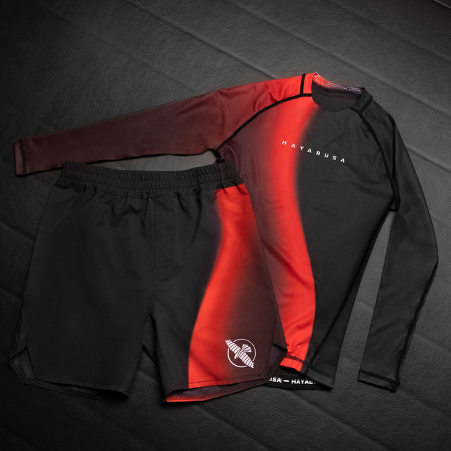 Rashguard Hayabusa Apex Nova Mâneci Lungi Copii – Roșu