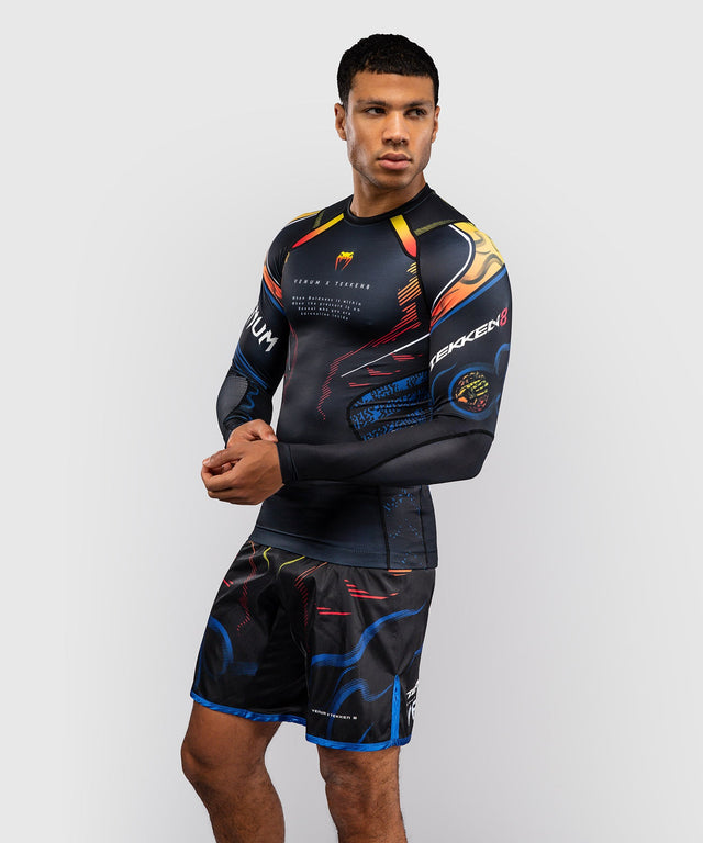 Venum Rashguard TEKKEN 8 Yoshimitsu - Sort/Orange - foto 3