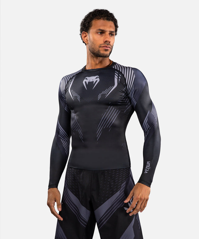 Rashguard Venum No-Gi 6.0 – Černá/Šedá