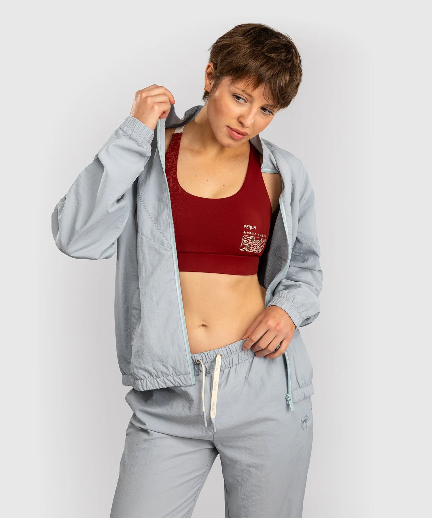 Venum Damen Trainingsjacke Vectra – Sturmblau