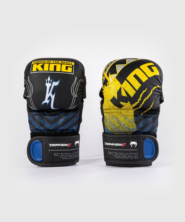 MMA rukavice Venum x TEKKEN 8 King – Černá/Žlutá