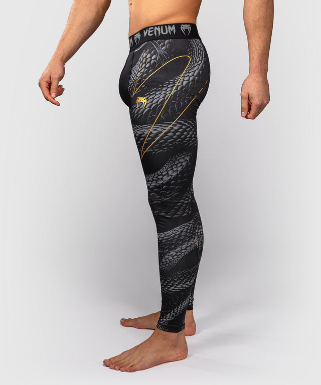 Shorts de compression & spats Venum Matupa – Noir/Gris/Or