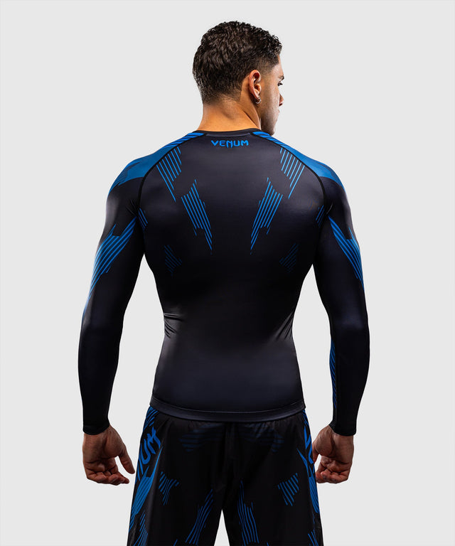 Venum Rashguard No-Gi 6.0 Lange Mouwen - Zwart/Blauw
