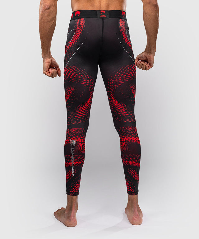 Shorts de compression Venum Matupa – Noir/Rouge/Argent