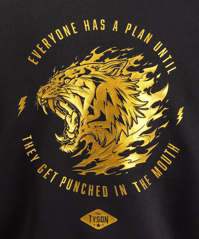 Venum x Mike Tyson Hoodie Tiger - Sort/Guld