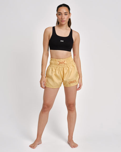 Muay Thai trenky Caged Classic – Peach Dámské