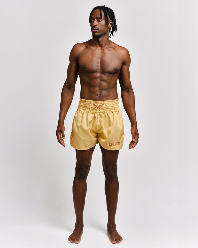 Shorts de Muay Thai Caged Classic – Pêche