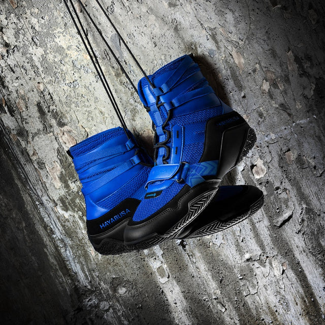 Scarpe da boxe Hayabusa Strike – Blu/Nero