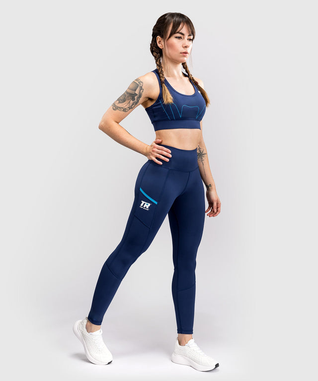 Leggings Venum x Top Rank Original – Blu marino donna