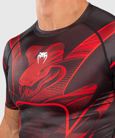 Rashguard Venum Crimson Viper 2.0 Krótkie Rękawy – Czarny/Czerwony