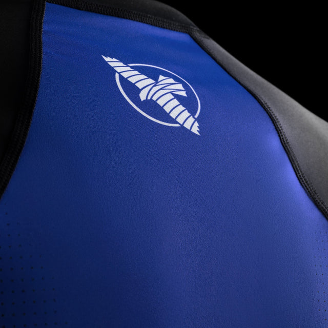 Hayabusa Rashguard Pro Ranked Kurzarm – Blau