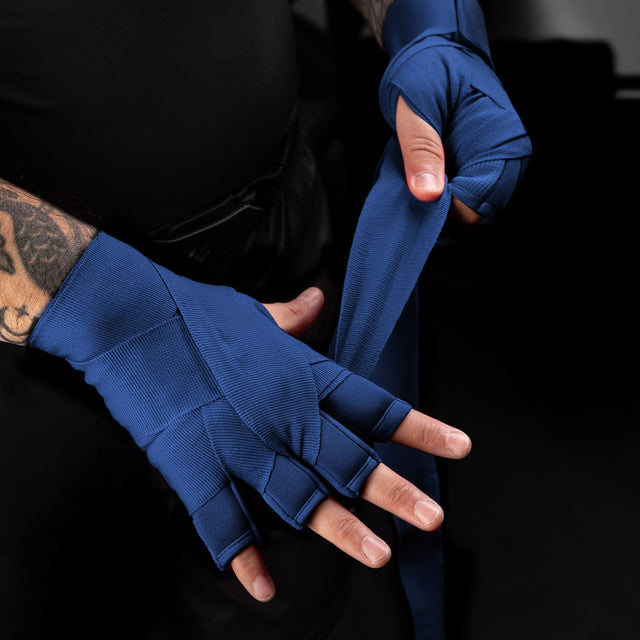Hayabusa Håndbind Knuckle Guard - Blå