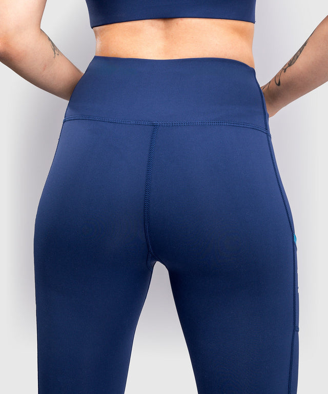 Leggings Venum x Top Rank Original – Blu marino donna