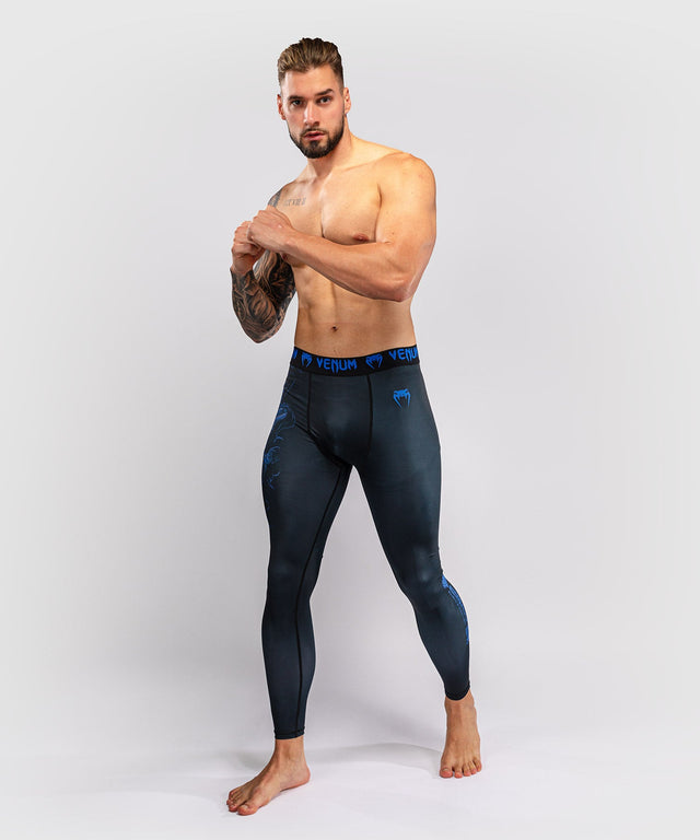 Venum Kompressionsshorts Thunder Dragon – Sort/Kongeblå