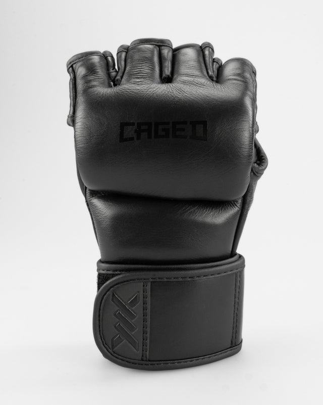 Mănuși MMA Caged 'X' Series – Negru/Negru