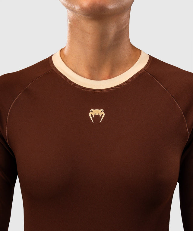 Rashguard Venum Viper Maniche Lunghe Donna – Marrone