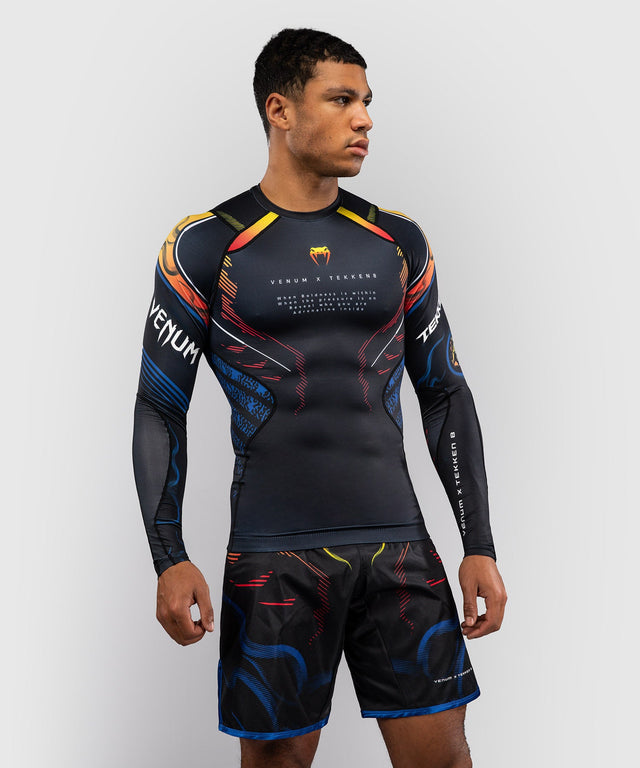 Venum Rashguard TEKKEN 8 Yoshimitsu - Sort/Orange - foto 1