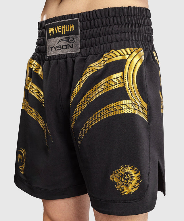Venum x Mike Tyson Tiger Bokseshorts - Sort/Guld