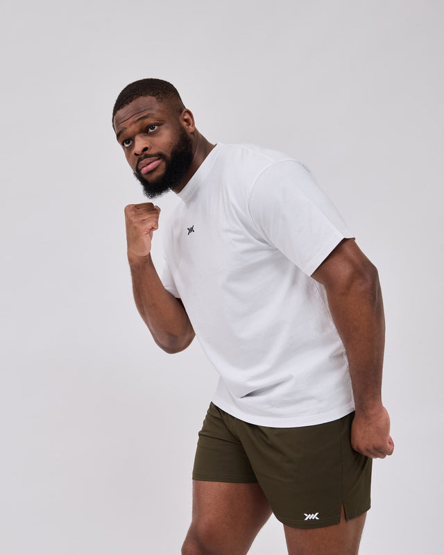 Caged Classic T-Shirt – Weiß