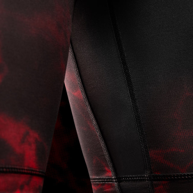 Pantaloncini a compressione Hayabusa x UFC BJJ – Nero/Rosso