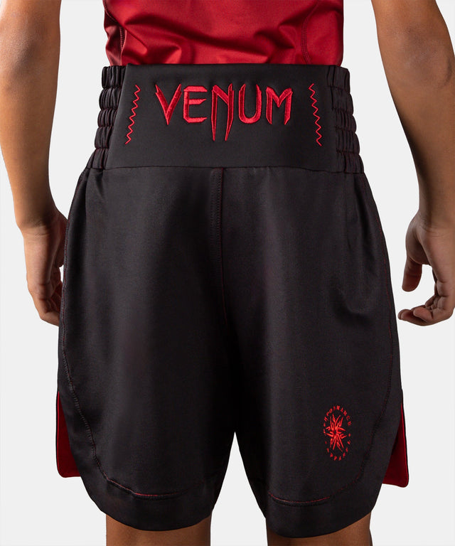 Venum Attack Boxhosen für Kinder – Schwarz/Rot