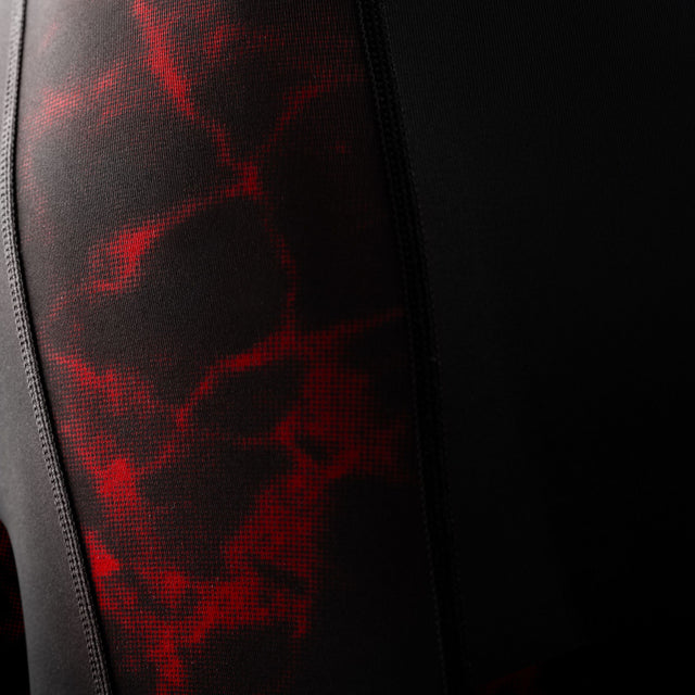 Pantaloncini a compressione BJJ Hayabusa x UFC Donna – Nero/Rosso