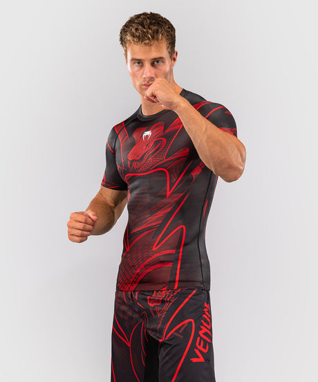 Rashguard Venum Crimson Viper 2.0 Krótkie Rękawy – Czarny/Czerwony