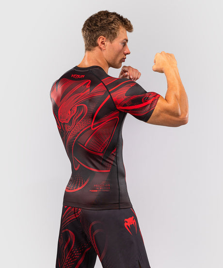 Rashguard Venum Crimson Viper 2.0 Krótkie Rękawy – Czarny/Czerwony