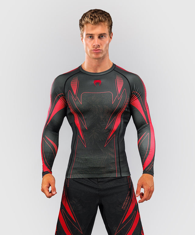 Rashguard Venum Amazonia Reborn manica lunga – Nero/Rosso