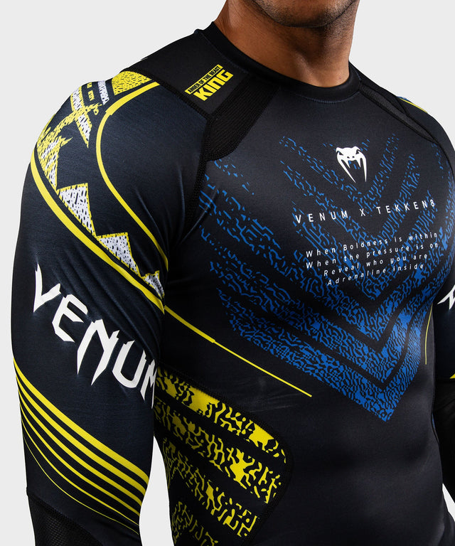 Venum Rashguard TEKKEN 8 King – Nero/Giallo – foto 5