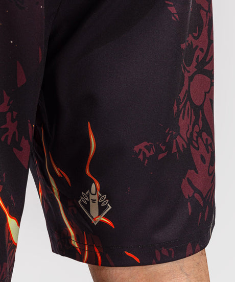 Venum Trainingsshorts Sukuna – Schwarz/Hellbeige