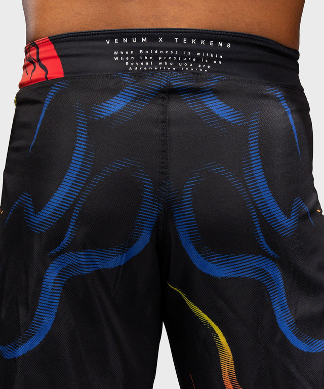 Venum MMA-shorts x TEKKEN 8 Yoshimitsu – Sort/Orange