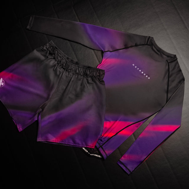 Hayabusa Rashguard Apex Nova Långärmad - Ultraviolett Lila