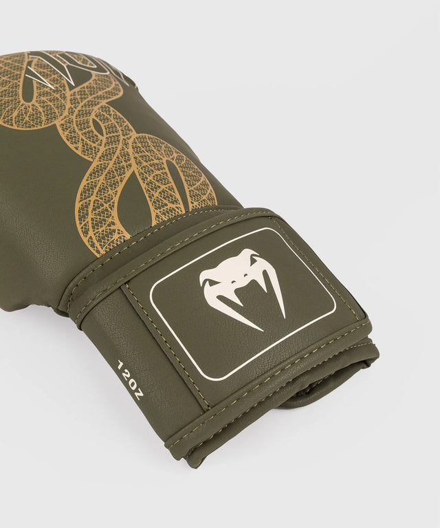 Luvas de boxe Venum Serpenti – Caqui Verde