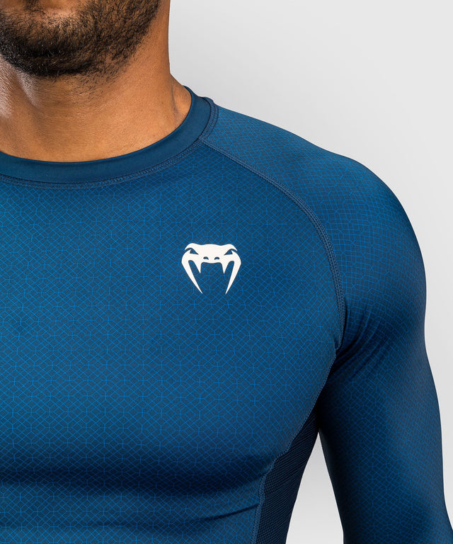 Rashguard Venum x Roger Gracie Academy Mangas Largas – Azul