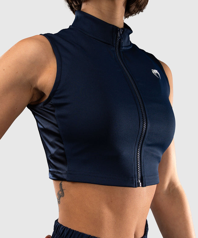 Canotta Venum Sculpt Shape da donna – Blu marino