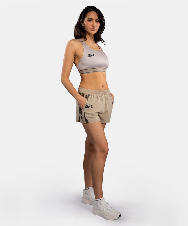 Pantaloncini da allenamento Venum UFC Unity – Donna – Sabbia