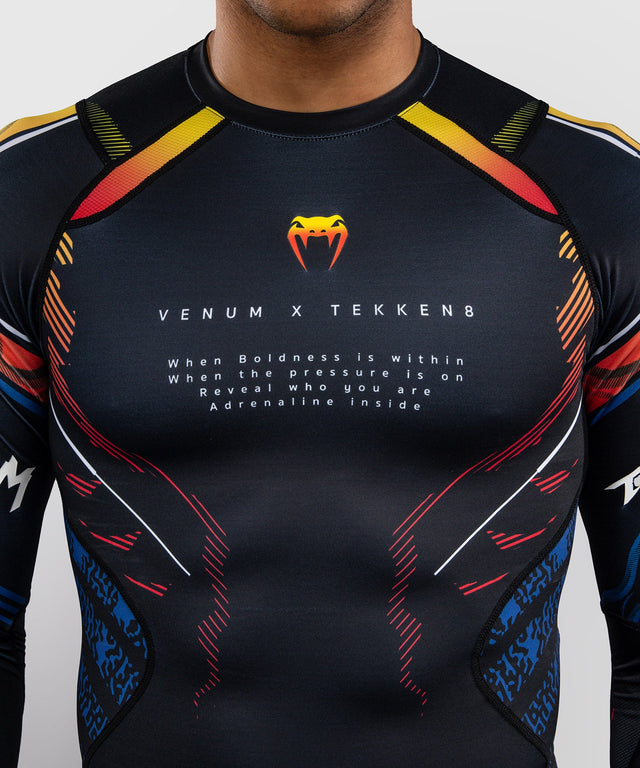 Venum Rashguard TEKKEN 8 Yoshimitsu - Sort/Orange - foto 5
