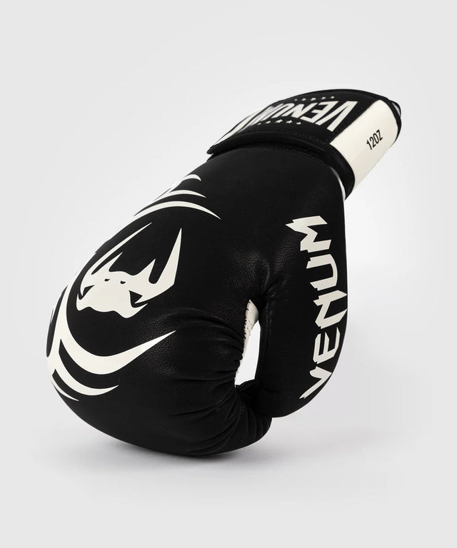 Boxerské rukavice Venum x Mike Tyson Replica – Černé/Bílé