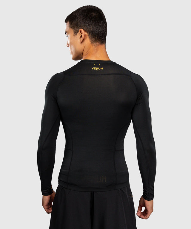 Venum Rashguard G-Core Långärmad – Svart/Guld
