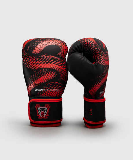Venum Boxhandschuhe Matupa – Schwarz/Rot/Silber – Foto 2